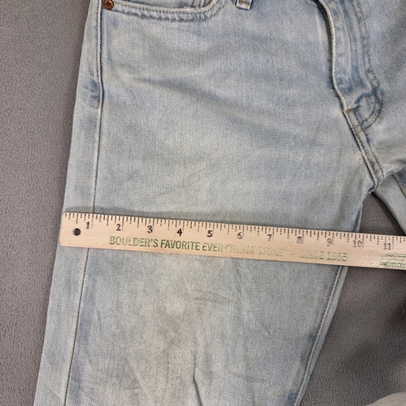 Levi's Premium 511 Jeans Womens 28x32 Slim Straight Low Rise Selvedge Tag 30x34 - Picture 12 of 13
